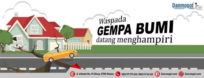 Waspada ketika gempa bumi datang melanda