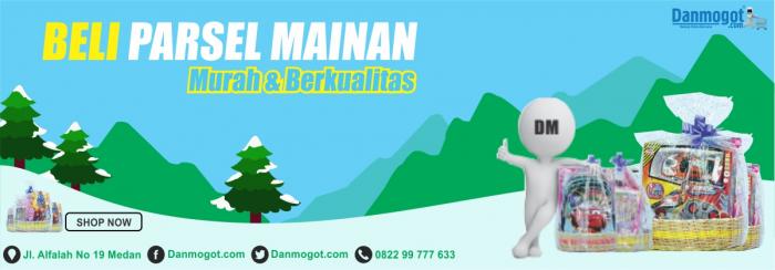 Parsel mainan anak dengan kemasan yang menarik