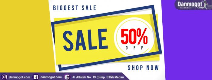 Mau Liburan, Produk ini diskon 50% loh