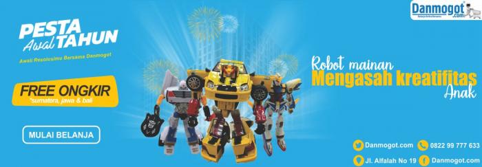 Robot Mainan Mengasah Kreativitas Anak hanya di Danmogot.com
