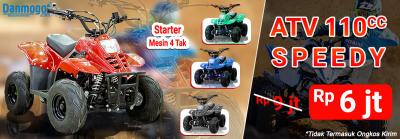 TANTANG NYALIMU BERSAMA ATV-Speedy 110cc DENGAN HARGA PROMO