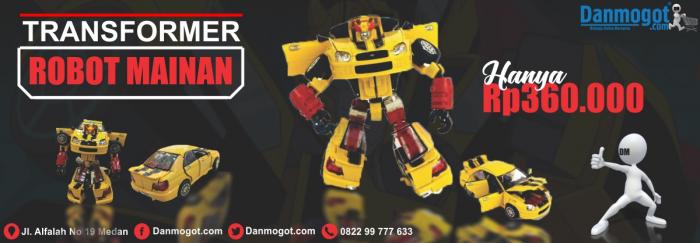 Robot transformer mainan kesukaan anak laki-laki